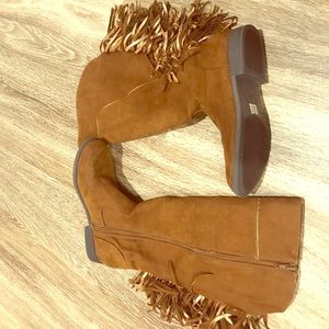 🤠fringed boots